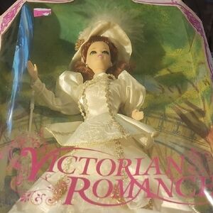 Victorian Romance Doll in White Dress